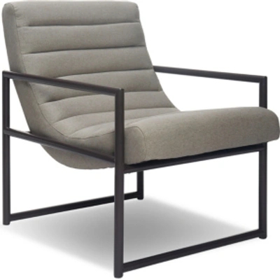 Tommy Hilfiger Dawson Tufted Arm Chair In Grey