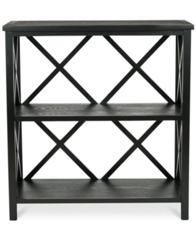 Safavieh Lara Bookcase In Distressed Black