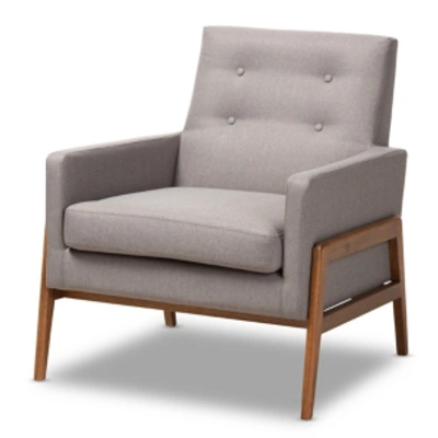 Shop Furniture Perris Lounge Chair In Grey