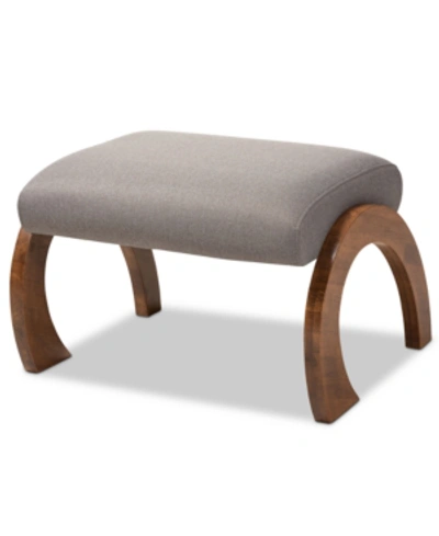 Furniture Anaica Ottoman In Grey