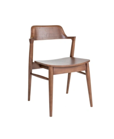 Shop Adore Decor Madison Dining Chair In Brown