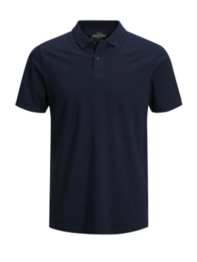 Shop Jack & Jones Men's Essential Short Sleeve Polo Shirt In Rio Red