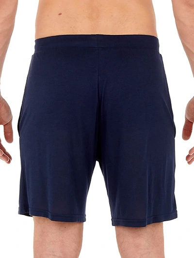 Shop Hom Men's Cocoo Lounge Shorts In Navy