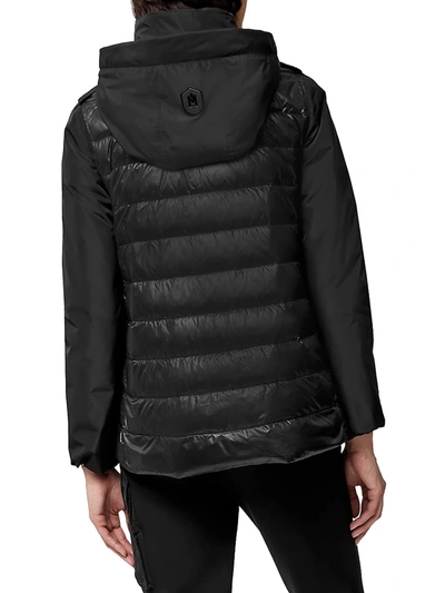 Shop Mackage Cici Down Puffer Jacket In Black