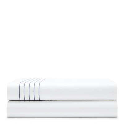 Shop Ralph Lauren Organic Cotton Sateen Handkerchief Sheet In Polo Navy