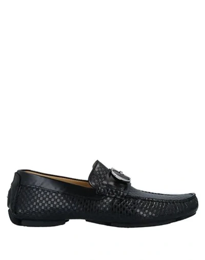 Shop Cesare Paciotti Loafers In Black