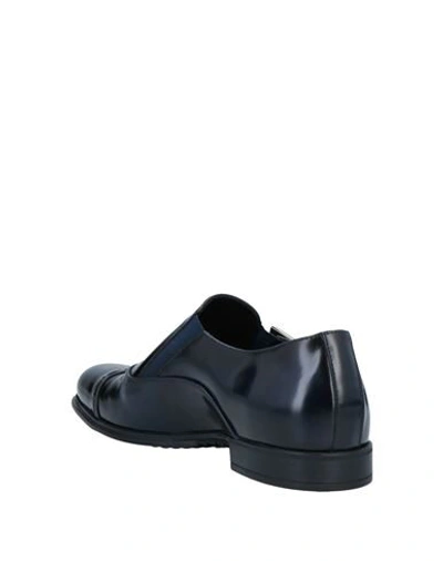 Shop Cesare Paciotti Loafers In Dark Blue