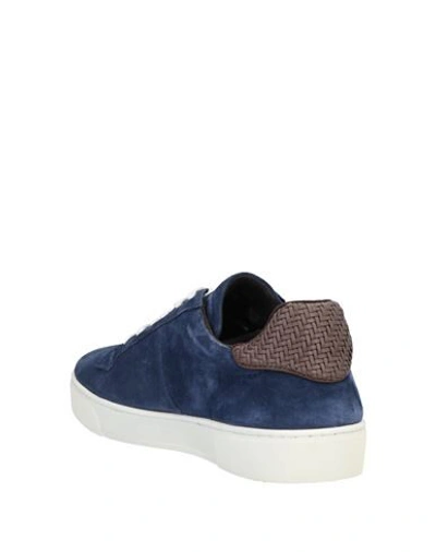 Shop Ermenegildo Zegna Sneakers In Slate Blue