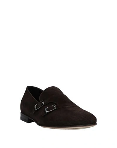 Shop A.testoni Loafers In Dark Brown