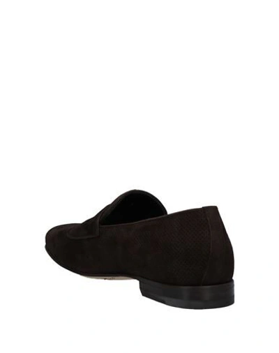 Shop A.testoni Loafers In Dark Brown