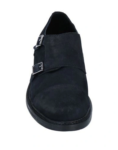 Shop Grey Daniele Alessandrini Man Loafers Midnight Blue Size 7 Soft Leather