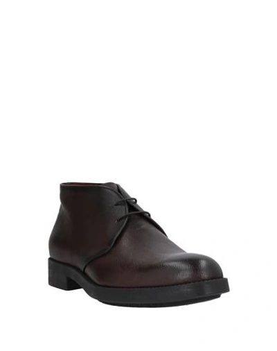 Shop Alexander Trend Ankle Boots In Dark Brown