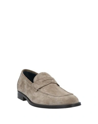 Shop Alexander Trend Loafers In Dove Grey