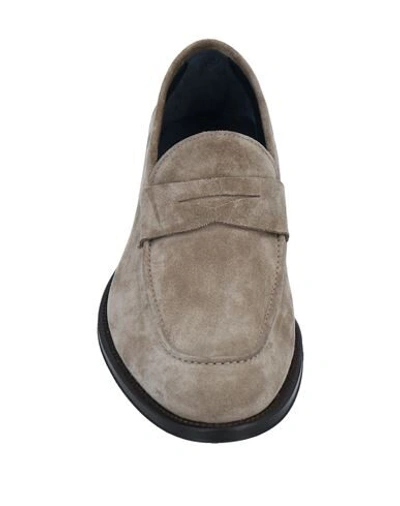 Shop Alexander Trend Loafers In Dove Grey