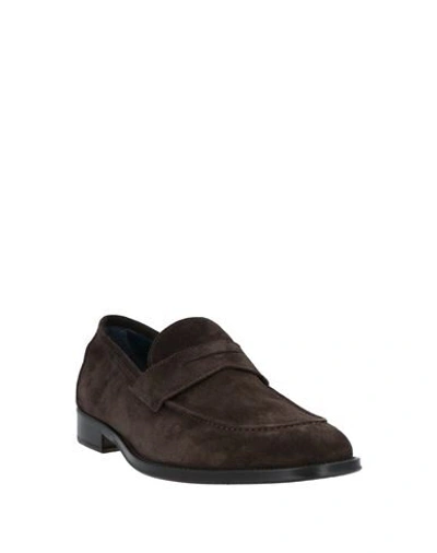 Shop Alexander Trend Loafers In Dark Brown