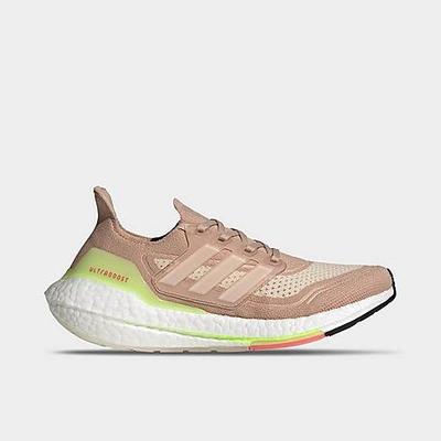 Shop Adidas Originals Adidas Women's Ultraboost 21 Running Shoes In Ash Pearl/white/halo Ivory