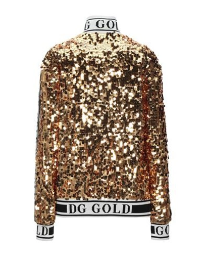 Shop Dolce & Gabbana Sweatshirts In Gold
