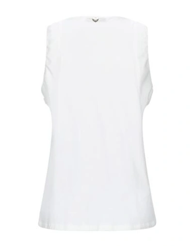 Shop Twinset Woman Top White Size M Cotton, Polyester