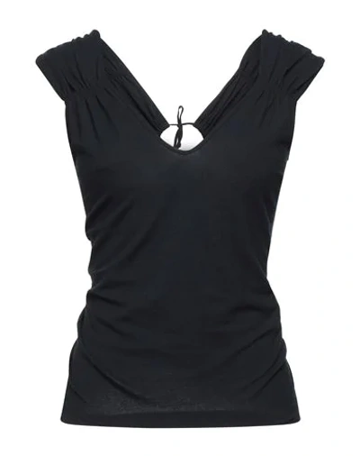 Shop Costume National Tops In Black