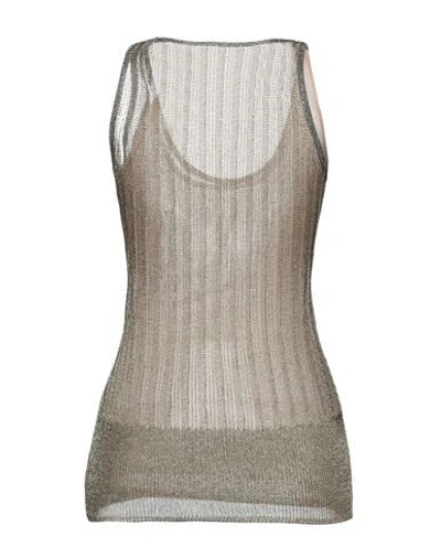 Shop Herve Leger Tops In Gold