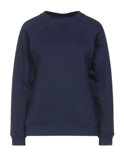 Shop Af Agger Sweatshirts In Dark Blue