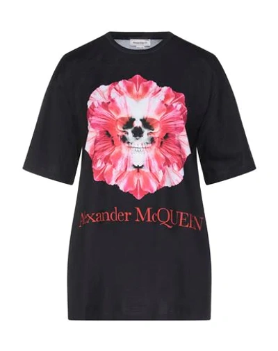 Shop Alexander Mcqueen T-shirts In Black