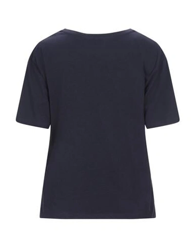 Shop Sandro T-shirts In Dark Blue
