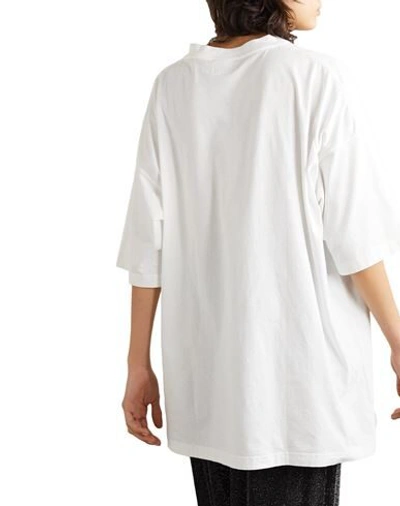 Shop Vetements T-shirts In White