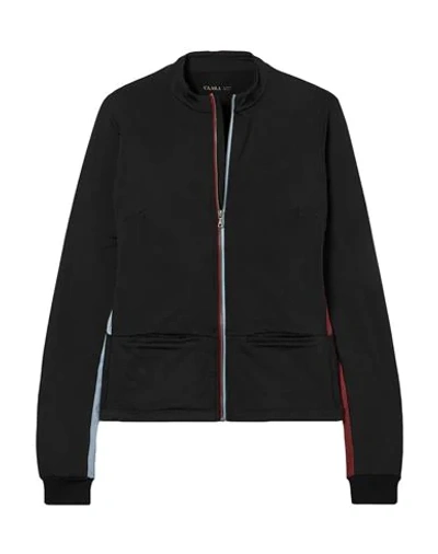 Shop Vaara Woman Sweatshirt Black Size S Polyamide, Elastane