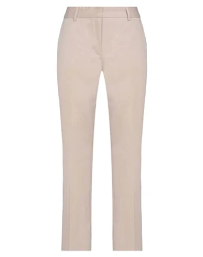 Shop L'autre Chose L' Autre Chose Woman Pants Beige Size 10 Cotton, Elastane