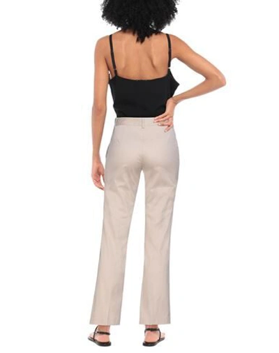 Shop L'autre Chose L' Autre Chose Woman Pants Beige Size 10 Cotton, Elastane