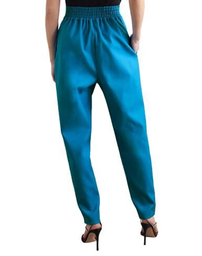 Shop Attico Casual Pants In Azure