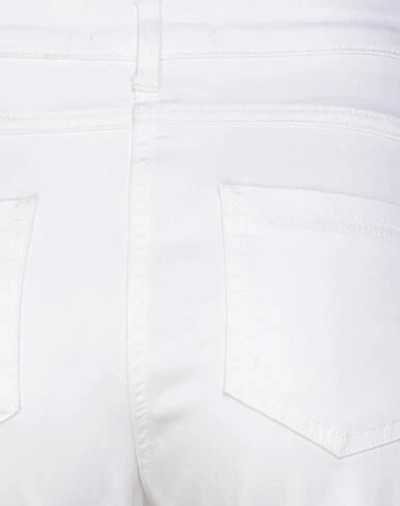 Shop Corte Dei Gonzaga Woman Pants White Size 12 Cotton, Polystyrene, Elastane