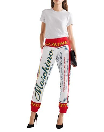 Moschino Casual Pants In Red