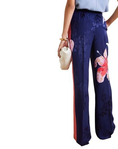 Shop Etro Woman Pants Midnight Blue Size 8 Viscose, Silk