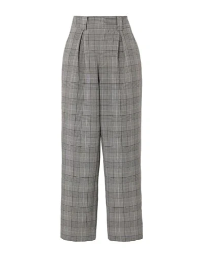 Shop Ganni Pants In Grey