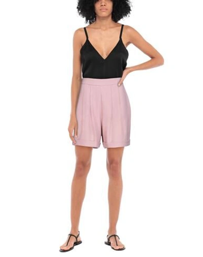 Hebe Studio Woman Shorts & Bermuda Shorts Pink Size 8 Polyester In Pink