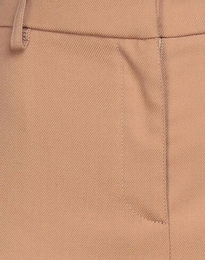 Shop Atos Lombardini Woman Pants Camel Size 10 Polyester, Viscose, Elastane In Beige