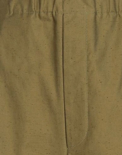 Shop Jejia Woman Pants Military Green Size 4 Cotton