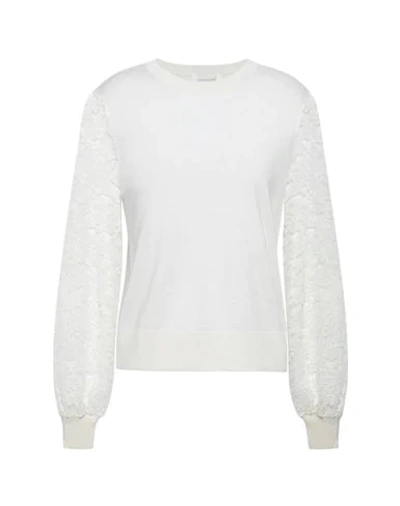 Shop Zimmermann Sweater In Ivory