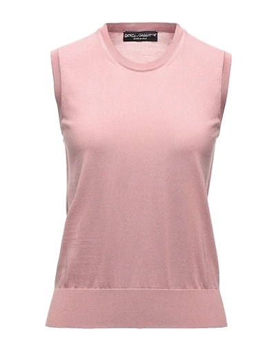 Shop Dolce & Gabbana Woman Sweater Pastel Pink Size 4 Silk