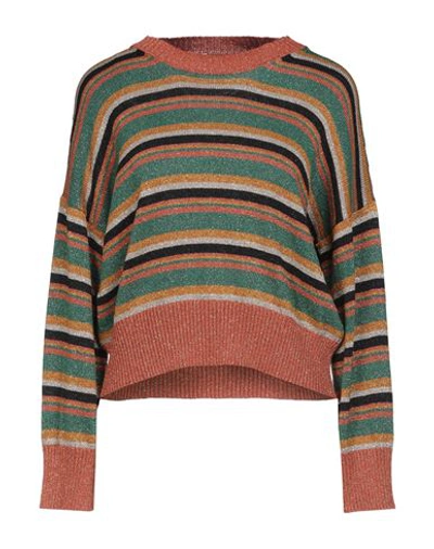 Shop Momoní Woman Sweater Green Size L Viscose, Polyester