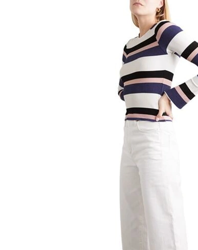 Shop Calé Woman Sweater White Size L Viscose, Elastane