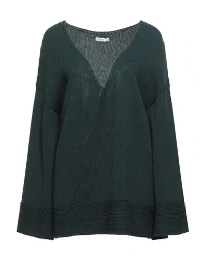 Shop Rue•8isquit Sweaters In Dark Green