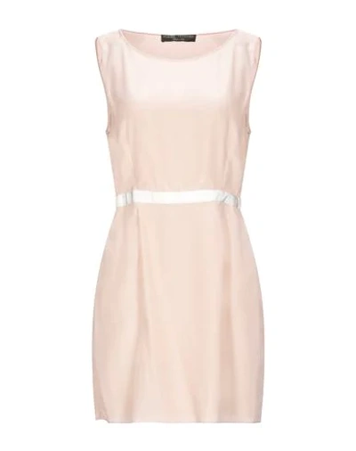 Shop Albino Teodoro Short Dresses In Blush