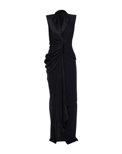 Shop Alexander Mcqueen Long Dresses In Black