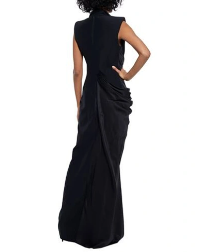 Shop Alexander Mcqueen Long Dresses In Black