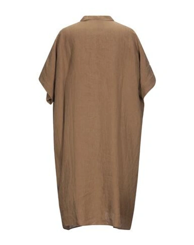 Shop A.b  Apuntob Knee-length Dresses In Khaki