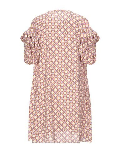 Shop Vivetta Woman Mini Dress Sky Blue Size 0 Polyester, Elastane