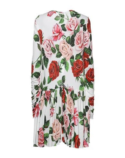 Shop Dolce & Gabbana Woman Midi Dress White Size 4 Viscose